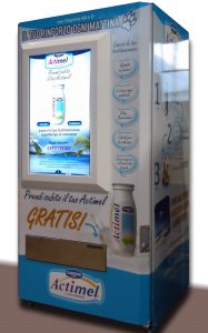 Führende Markenhersteller setzen auf die Digital-Signage-Verkaufsautomaten von Prosa. (Bild: Prosa)