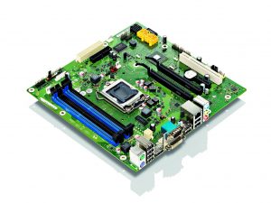  Das Micro-ATX-Mainboard D3062-S von Fujitsu mit Intel-Q67-Chipsatz kommt in den digitalen Videosicherheitssystemen von Geutebrück zum Einsatz. (Bild: Fujitsu Technology Solutions (FTS))