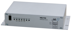 Abb.: Das Herzstück für das PWLAN in den Bussen der Stadtwerke Augsburg ist der E-Mark zertifizierte NB2700 Wireless Router. (Bild: Netmodule AG)